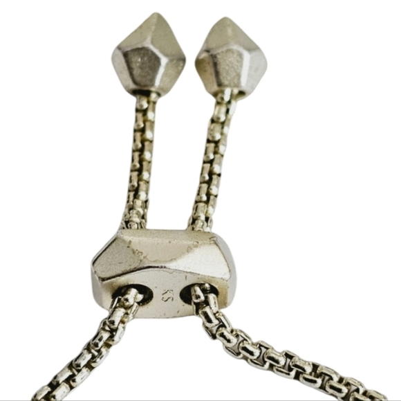 Kendra Scott Stan Bracelet Slate Cat's Eye Light Gold - Picture 7 of 11